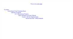 Desktop Screenshot of davelatchaw.com
